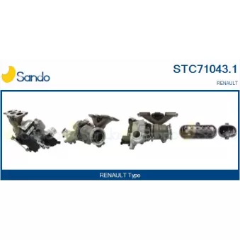 Turbocompresseur, suralimentation SANDO STC71043.1