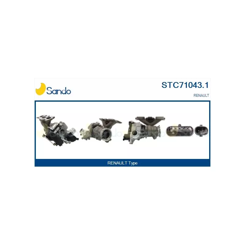 Turbocompresseur, suralimentation SANDO STC71043.1
