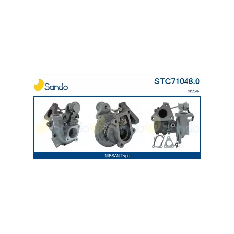 Turbocompresseur, suralimentation SANDO STC71048.0