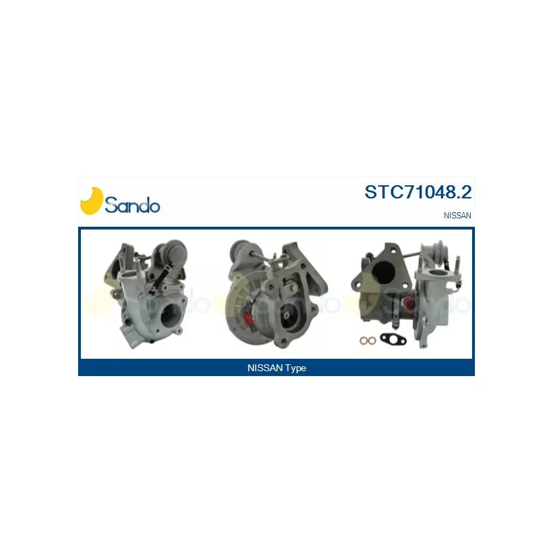 Turbocompresseur, suralimentation SANDO STC71048.2