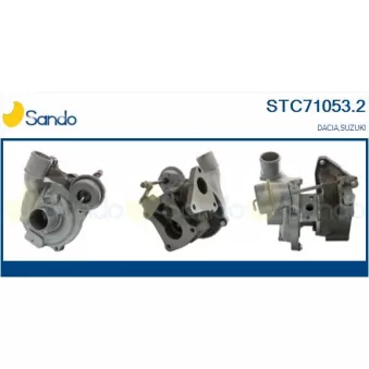 Turbocompresseur, suralimentation SANDO STC71053.2
