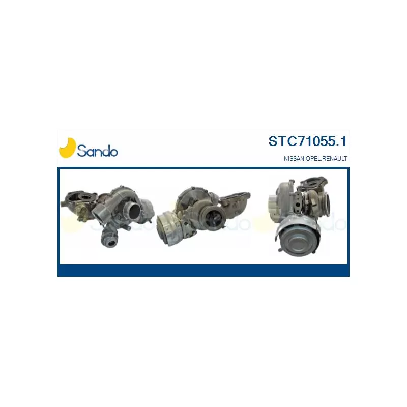 Turbocompresseur, suralimentation SANDO STC71055.1