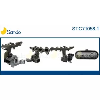 Turbocompresseur, suralimentation SANDO STC71058.1
