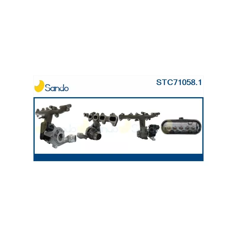 Turbocompresseur, suralimentation SANDO STC71058.1