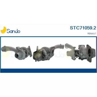 Turbocompresseur, suralimentation SANDO STC71059.2