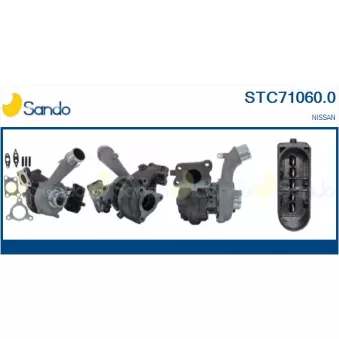 Turbocompresseur, suralimentation SANDO STC71060.0