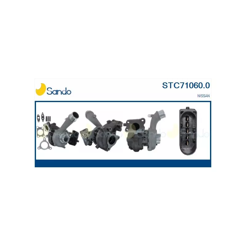 Turbocompresseur, suralimentation SANDO STC71060.0