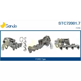 Turbocompresseur, suralimentation SANDO STC72001.7