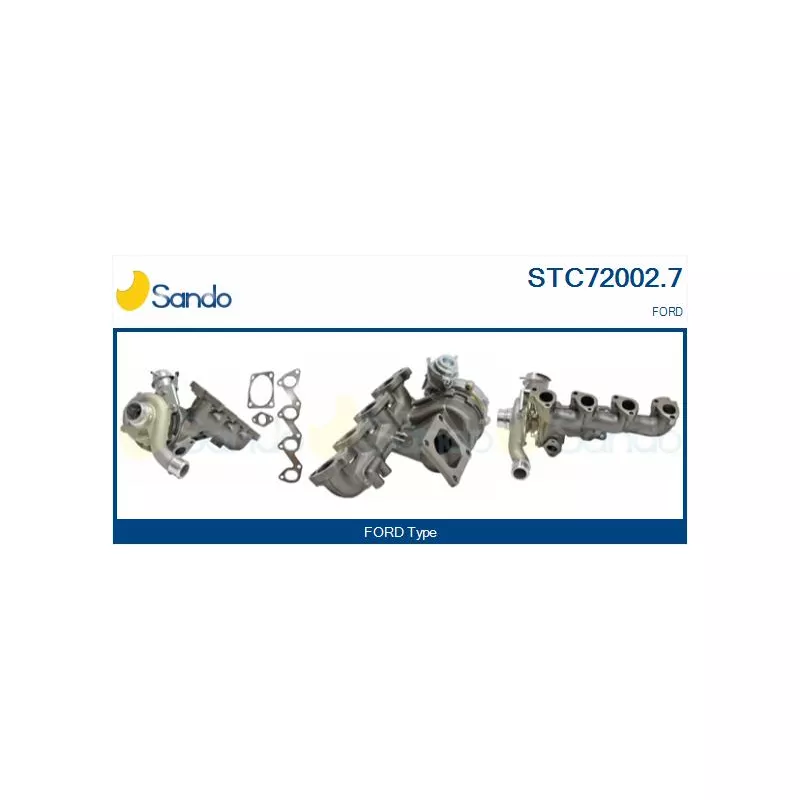 Turbocompresseur, suralimentation SANDO STC72002.7