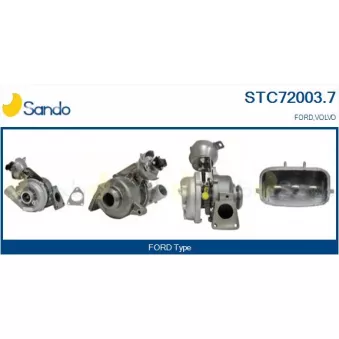 Turbocompresseur, suralimentation SANDO STC72003.7