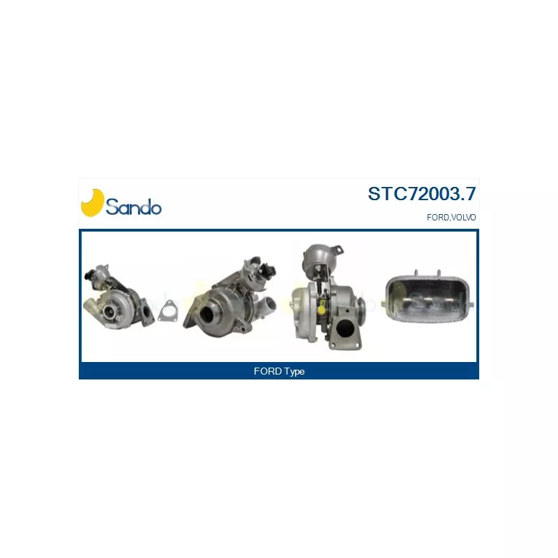 Turbocompresseur, suralimentation SANDO STC72003.7