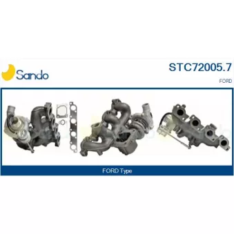 Turbocompresseur, suralimentation SANDO STC72005.7