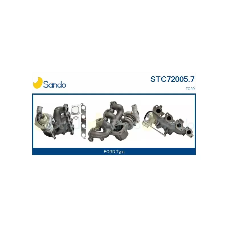 Turbocompresseur, suralimentation SANDO STC72005.7