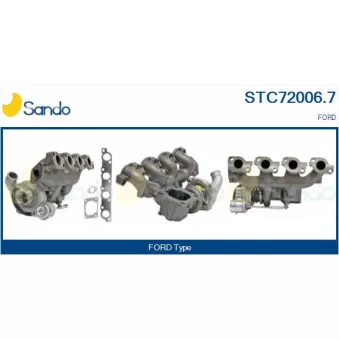 Turbocompresseur, suralimentation SANDO STC72006.7