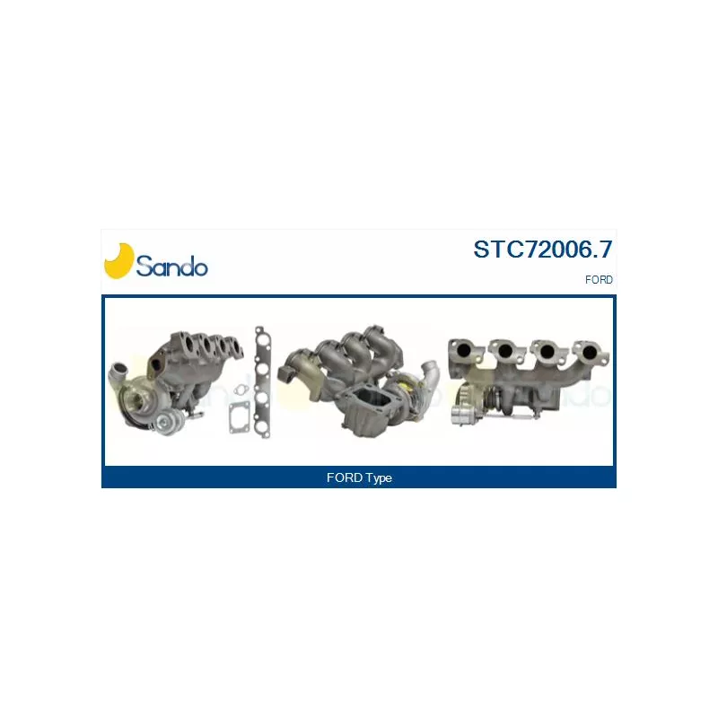 Turbocompresseur, suralimentation SANDO STC72006.7