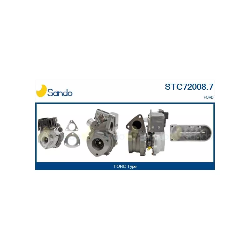 Turbocompresseur, suralimentation SANDO STC72008.7