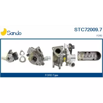 Turbocompresseur, suralimentation SANDO STC72009.7