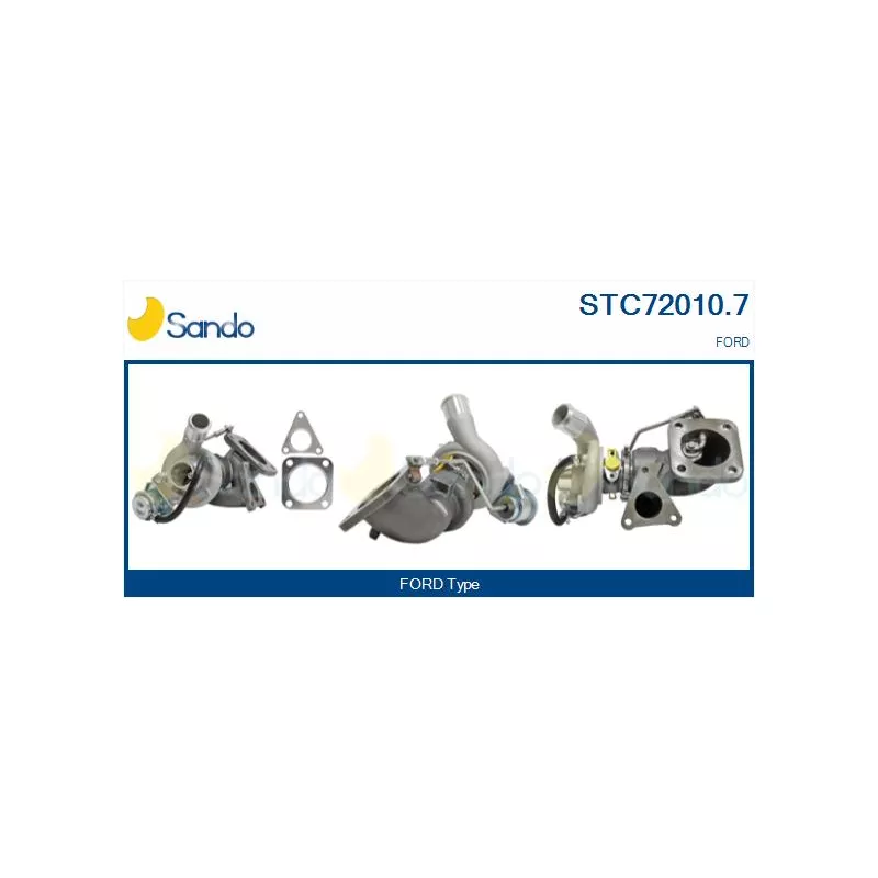 Turbocompresseur, suralimentation SANDO STC72010.7