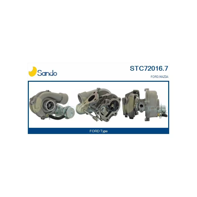 Turbocompresseur, suralimentation SANDO STC72016.7