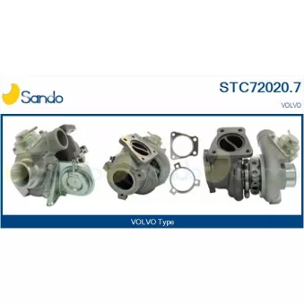 Turbocompresseur, suralimentation SANDO STC72020.7