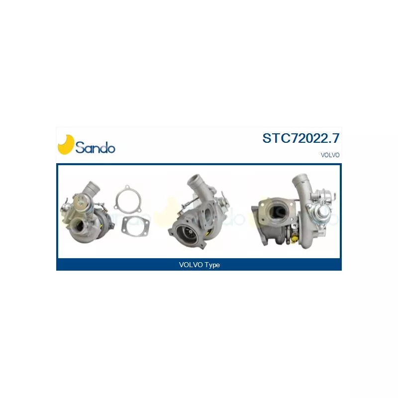 Turbocompresseur, suralimentation SANDO STC72022.7
