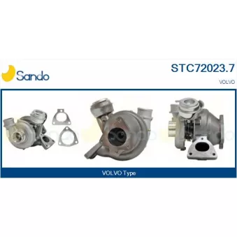 Turbocompresseur, suralimentation SANDO STC72023.7