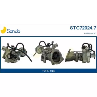 Turbocompresseur, suralimentation SANDO STC72024.7