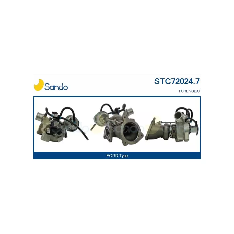 Turbocompresseur, suralimentation SANDO STC72024.7