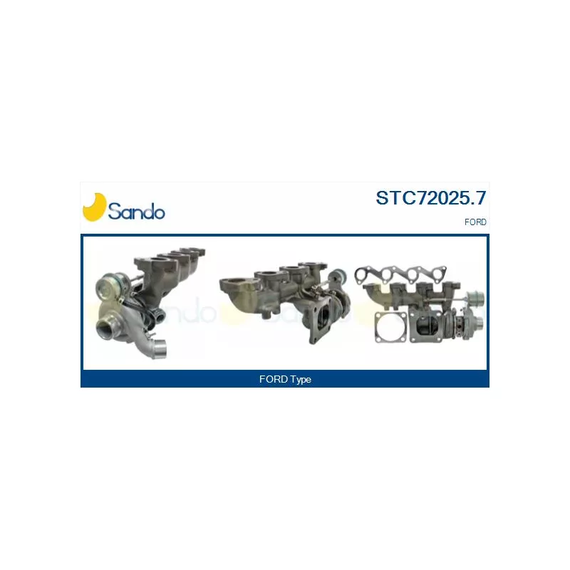Turbocompresseur, suralimentation SANDO STC72025.7