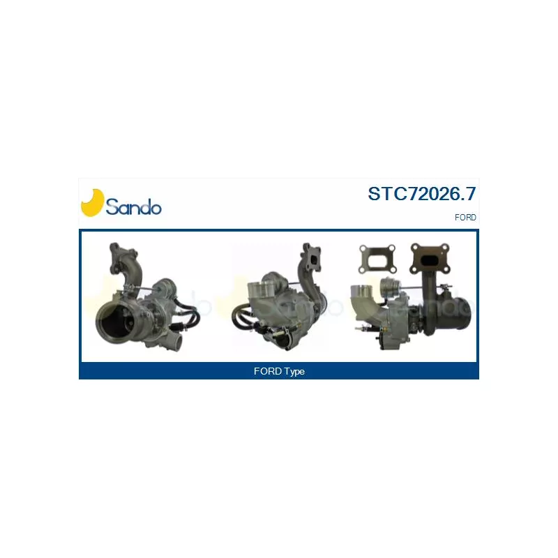 Turbocompresseur, suralimentation SANDO STC72026.7