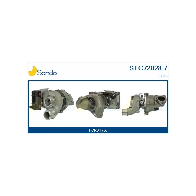 Turbocompresseur, suralimentation SANDO STC72028.7