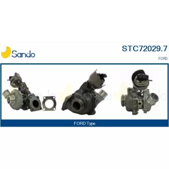 Turbocompresseur, suralimentation SANDO STC72029.7
