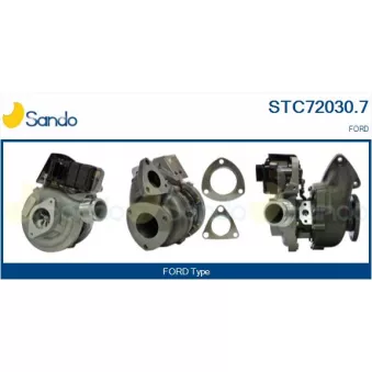Turbocompresseur, suralimentation SANDO STC72030.7