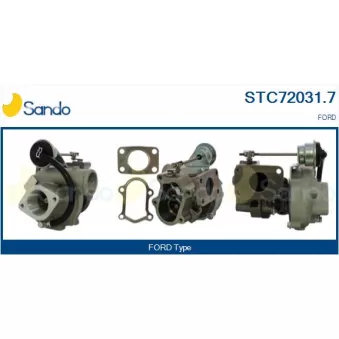 Turbocompresseur, suralimentation SANDO STC72031.7