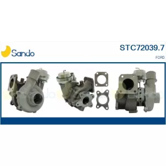 Turbocompresseur, suralimentation SANDO STC72039.7