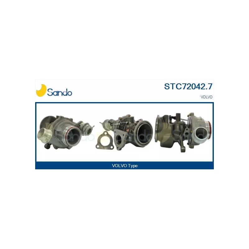 Turbocompresseur, suralimentation SANDO STC72042.7
