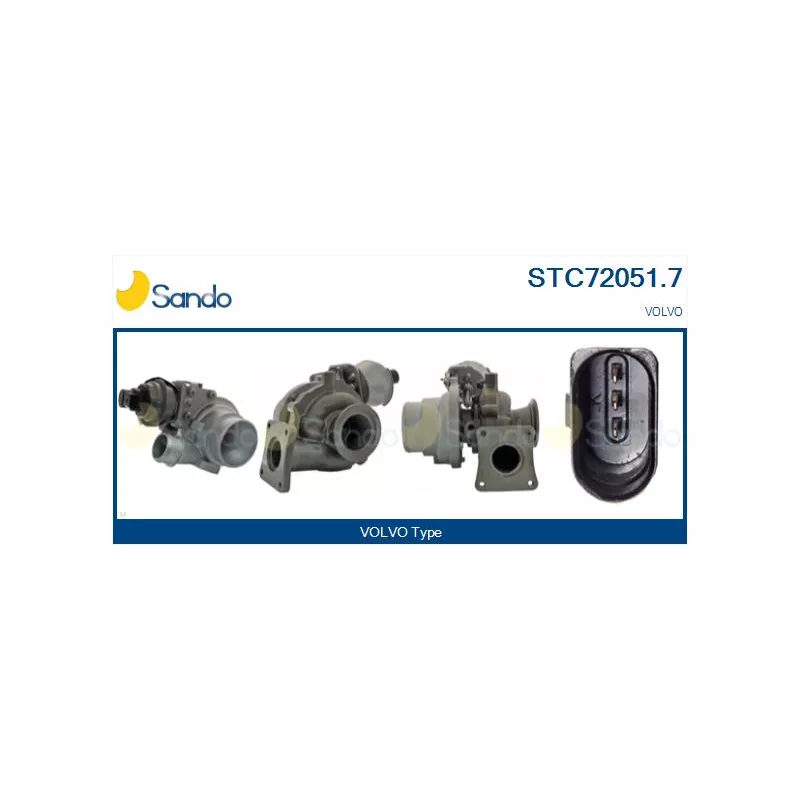 Turbocompresseur, suralimentation SANDO STC72051.7