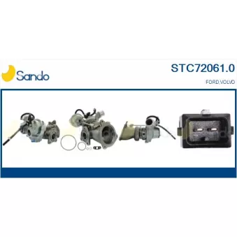 Turbocompresseur, suralimentation SANDO STC72061.0