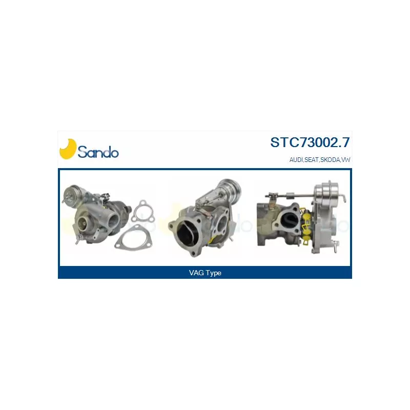 Turbocompresseur, suralimentation SANDO STC73002.7