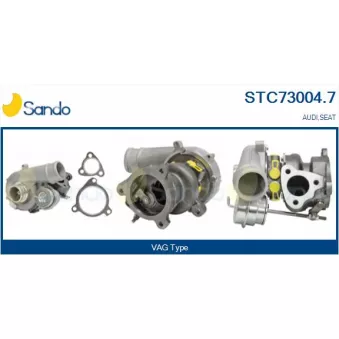 Turbocompresseur, suralimentation SANDO STC73004.7