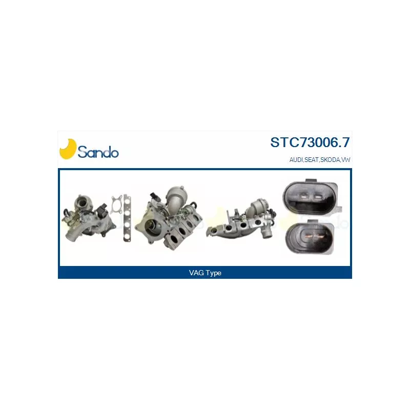 Turbocompresseur, suralimentation SANDO STC73006.7