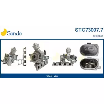 Turbocompresseur, suralimentation SANDO STC73007.7