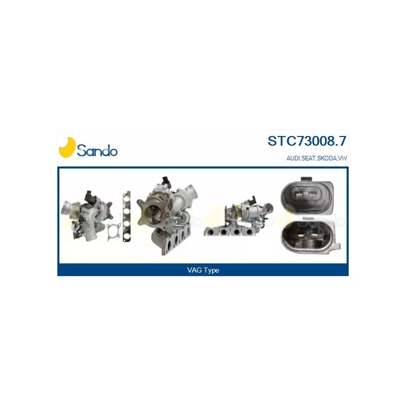 Turbocompresseur, suralimentation SANDO STC73008.7