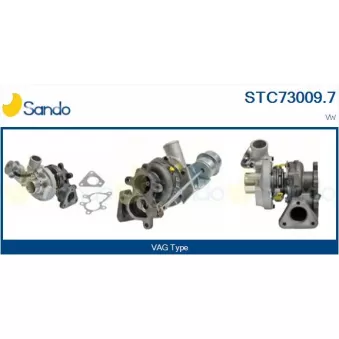 Turbocompresseur, suralimentation SANDO STC73009.7