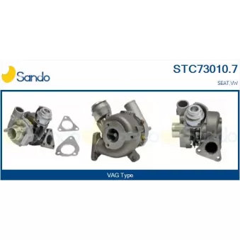 Turbocompresseur, suralimentation SANDO STC73010.7