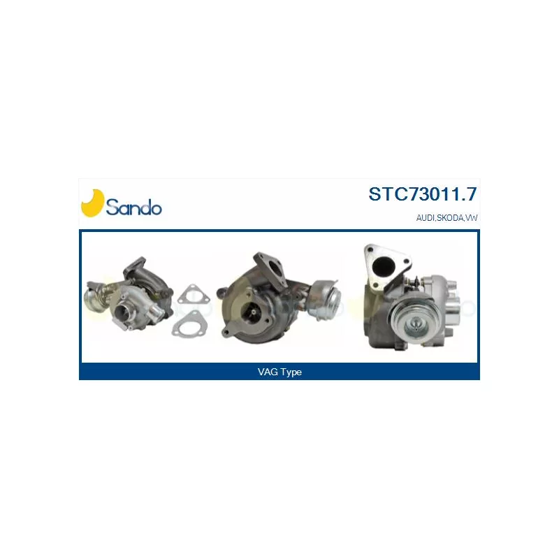 Turbocompresseur, suralimentation SANDO STC73011.7