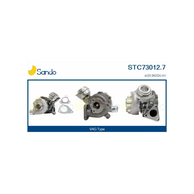 Turbocompresseur, suralimentation SANDO STC73012.7