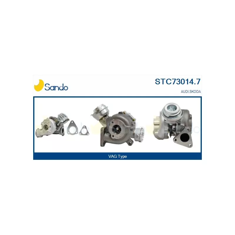 Turbocompresseur, suralimentation SANDO STC73014.7