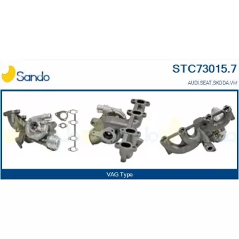 Turbocompresseur, suralimentation SANDO STC73015.7