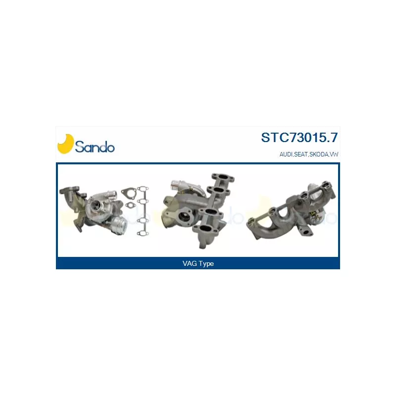 Turbocompresseur, suralimentation SANDO STC73015.7